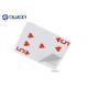 915mhz Customized Design RFID Smart Card RFID Playing Card / Poker Card For