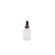 Square glass dropper bottles bottle with 15ml 30ml pump