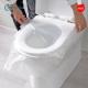 White Disposable Toilet Seat Cover Single Use Toilet Sheath Automatic Toilet Seat Cover