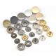 Round Press Zinc Alloy 2 Identifying Military Buttons Cover Metal Bolt Snaps