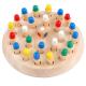 5.5cm Wooden Montessori Baby Toys Memory Matchstick Chess Game