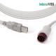 IBP adapter cable compatible for Mindray monitor to Usb  transducer