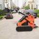 200kg Loading Mini Track Loaders Micro Tracked Skid Steer Crawler Wheel Loader