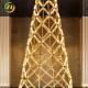 Postmodern Hotel Lobby Chandelier Club Restaurant Creative Carved Glass Tower Decoration Floor Lamp
