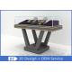 Beautiful Firm Structure Wooden Jewelry Display Cases With Lock / Jewelry Store Counter