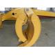 Wearable Steel Mechanical Excavator Grapple Bucket with Rod