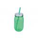 500ml/700ml AS/PS mason jar with straw low price for promotion