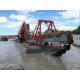 100 cubic meter per hour  bucket chain sand dredging machine  for river and lake dredging and reclamation