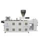 80mm Twin Screw Extruder /  Conical Double Screw Extruder Machine 55kw 540kg/h