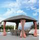 Aluminium Frame Summerhouses Luxury Outdoor Gazebo Tent With Hardtop Single Top 3x4m