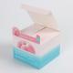 350gsm Coated Paper Cream Square Packaging Boxes Embossing Textured