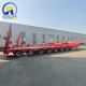 /Second Hand Low Bed Truck Semi Trailer 60-100 Tons Mechanical Suspension LED Light