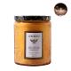 Tapered Vegan Soy Candles Scented 20cm Height In Amber Glass Jar