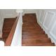 Natural acacia hardwood stair