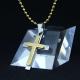 Fashion Top Trendy Stainless Steel Cross Necklace Pendant LPC284