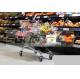Professional Supermarket Shopping Trolley , Commercial Shopping Carts