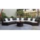 4 piece -weather resistant PE wicker rattan Star hotel lobby luxury sofa commercial furniture for hotel -16233