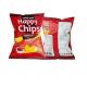 Custom Food Popcorn Potato Chips 3 side seal flat pouch pouch for Snack