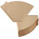 V60 Biodegradable Wood Pulp Cone Coffee Filter Paper For 1 - 4 Cups 100 Sheets