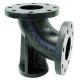 GGG40 Cast Iron Pipe Fittings Double Flanged 90 Degree Duck Foot Bend 230 Hardness