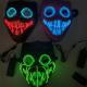 Bobby Light Up Halloween LED Face Mask PVC Material For Cosplay Party
