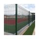 Garden Security 3D Curved Iron Wire Mesh Fence with Peach Shape Post and Easy Installation