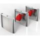 Glass Swing Barrier Gate Turnstile Button IC RFID Card Control Mode