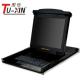 Professional 17 Inch LCD KVM Drawer 1 Port PS2 Or USB Rackmount KVM Console
