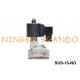 1/2'' 2 Way Normally Open Stainless Steel Solenoid Valve 24V 220V