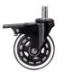 Boss Chair PU Wheel Plunger Foot Wheelchair Transparent Caster 3 Inch