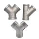 Casting WZ Stainless steel 201 304 316 Y-shaped internal thread tee fitting joint NPT BSP