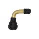 EPDM Brass Stems Tire Valve PVR60 Bend 90 Degree For Electric Bikes And Motorcycle