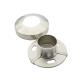 Stainless steel 304 pipe flange base in 2 for 50.8mm tube satin finishing with cover , mirror available