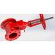 Rising Stem Flange / Groove Type UL FM Gate Valve For Fire Fighting Service