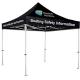 Aluminum Structure Outdoor Trade Show Tents CMYK Heat Transfer Printing