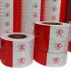 Printed Red And White Warning Tape BOPP Marking And Warning Tape