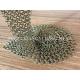 Metal Chain Link Bronze 3mm Ring Mesh Curtain Stainless Steel With Customized