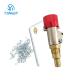 Water Boiler Temperature Control 3/4 Draft Brass Regulator Valve Solid Fuel Lever 120 Degree