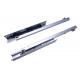 Partial Extension Concealed Soft Close Drawer Slides 2 Fold Cold Rolled Steel Material