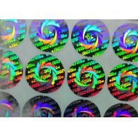 One-Time Use Custom 3D Laser Holographic Labels With Logo Tamper-Evident & Anti-Counterfeit Stickers