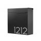 Outdoor Powder Coated Metal Mailboxes with Rustic Design and Customizable Thickness