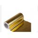 Mirror Reflective Metalized BOPP/PET Film Thermal Laminating Gold 1500m