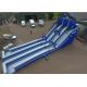 Outdoor PVC Tarpaulin 0.55mm Inflatable Water Slide With Airblower