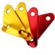 Triangle Shape Aluminum Alloy Rope Stopper Tent Stake Rope Cleats