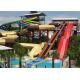 Adults / Kids Fun Space Bowl Water Slide 16m Height 1 Year Warranty
