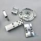 Aluminium Alloy Precision Machined Components Linear Cylindrical Guideway Parts ISO9001