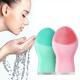 Sonic Silicone Facial Cleansing Brush USB Rechargeable Electric Silicone Face Brush Deep Cleansing Beauty Facial Brush