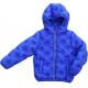 Solid Color Childrens Lightweight Down Jacket , Leisure Style Thin Kids Padded Coat