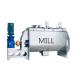 Automatic discharge horizontal food powder with liquid mixing Machine