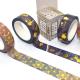 Gold Foil Washi Tape Custom Printed 50 Rolls Tape Set Decoration